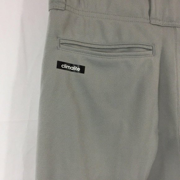 Adidas Gray Climalite Short Baseball Pants 29x24 - Picture 4 of 6